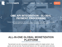 Tablet Screenshot of paymentgate.com
